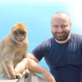 Aleš s opicí