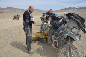 5. jedna z mnoha oprav Alesova predniho kola