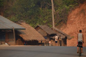 horska vesnice v Laosu3