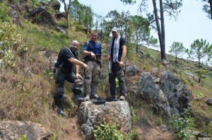 jeden ze tri dzbanu,ktere jsme na kopci nasli